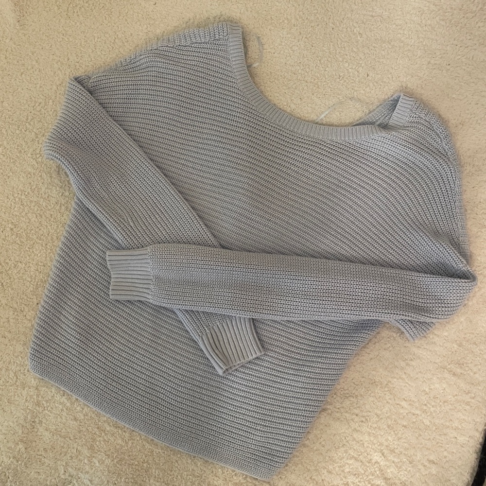 Reversible twisty sweater - wear 2 ways!